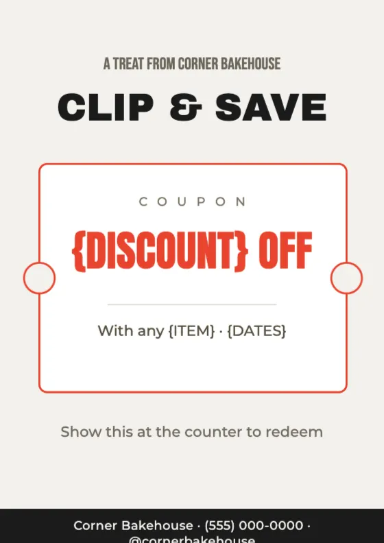 Coupon Style preview
