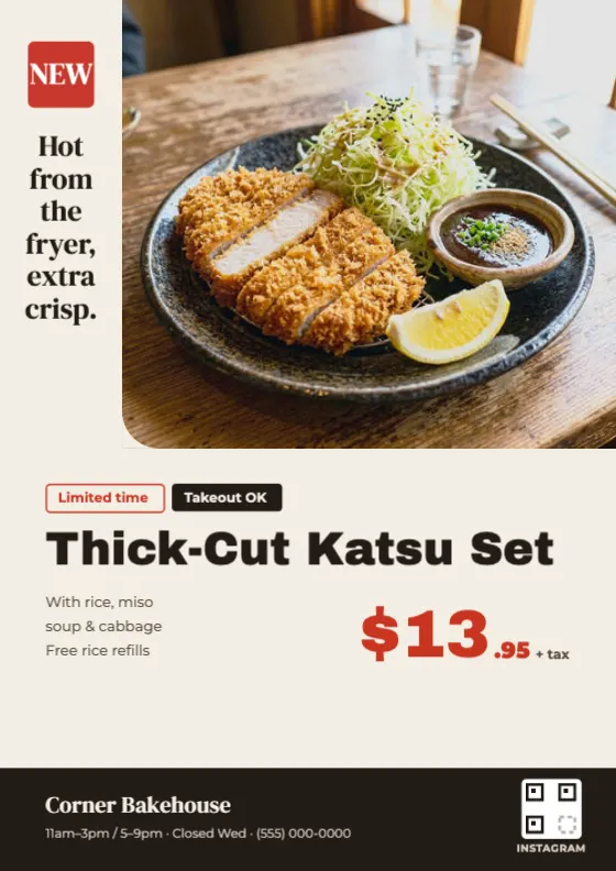 Vertical-type new menu preview