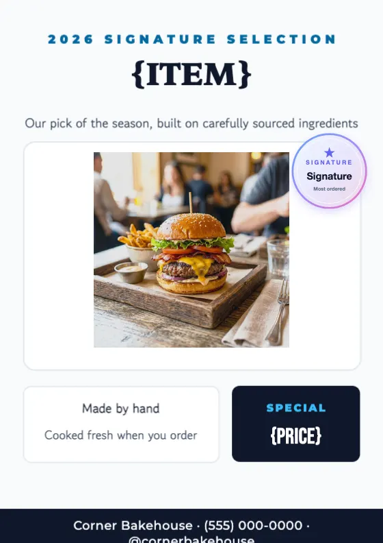 2026 Bento Grid Signature preview