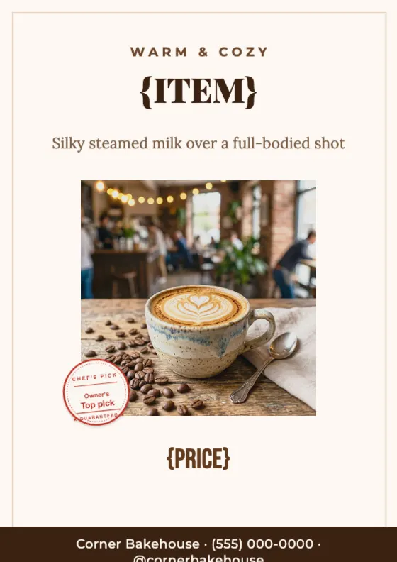 Specialty Cafe Latte preview