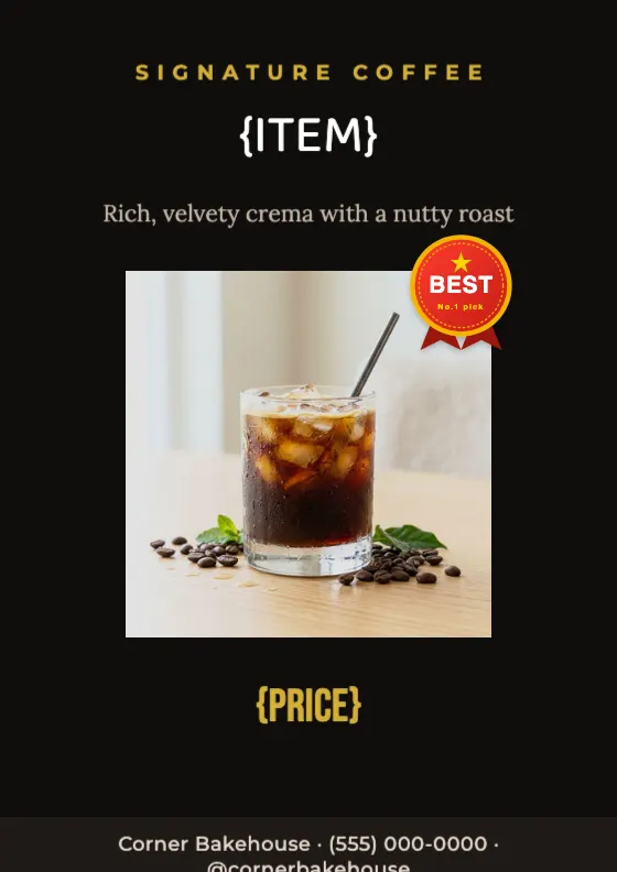 Signature Iced Americano preview